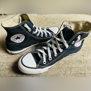 Converse High Top Sneakers in Black and White